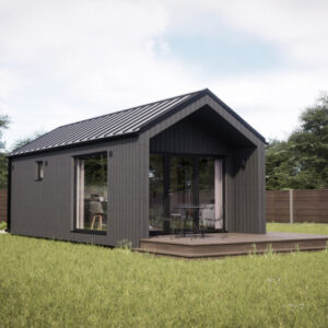 Summer house with a loft 35 m²