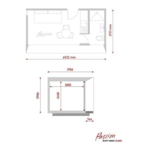 Alternative view of Passion Zero 20 m2
