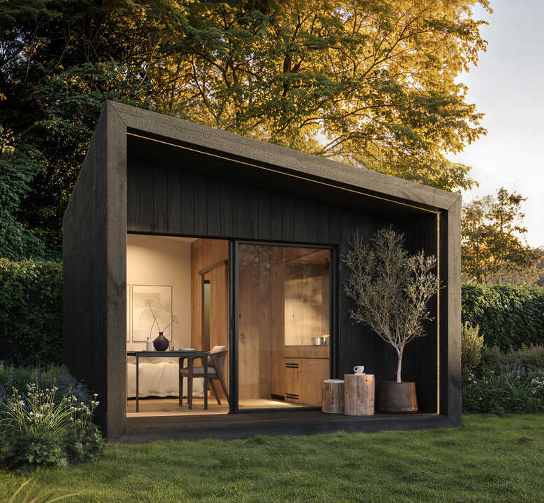 NOOK Double — Garden Room, Sloped Roof & Porch